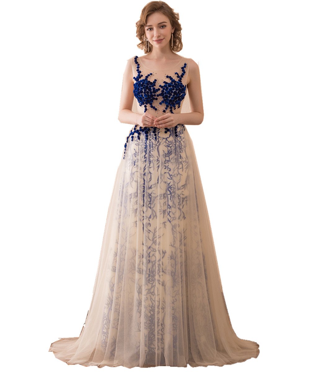 Elegant Sheer Bodice Prom Dresses for Women - Long Sexy Party Gown 2023 Evening Dress A024 | Perfect for Homecoming, Prom Night & Formal Events