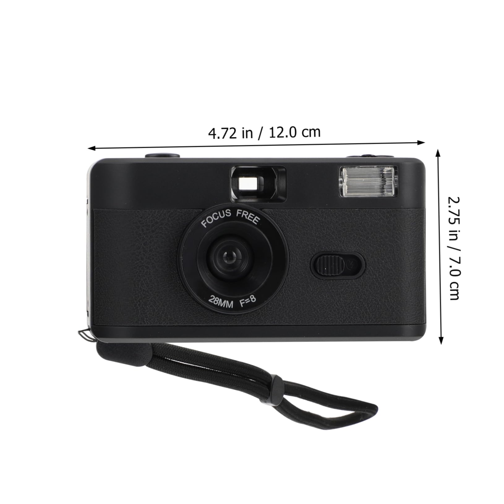 Gatuida 35mm Film Camera - Reusable Retro Camera with Built-in Flash, Vintage Style Travel Camera for Adults | Perfect for Travel, Street Photography & Vintage Enthusiasts
