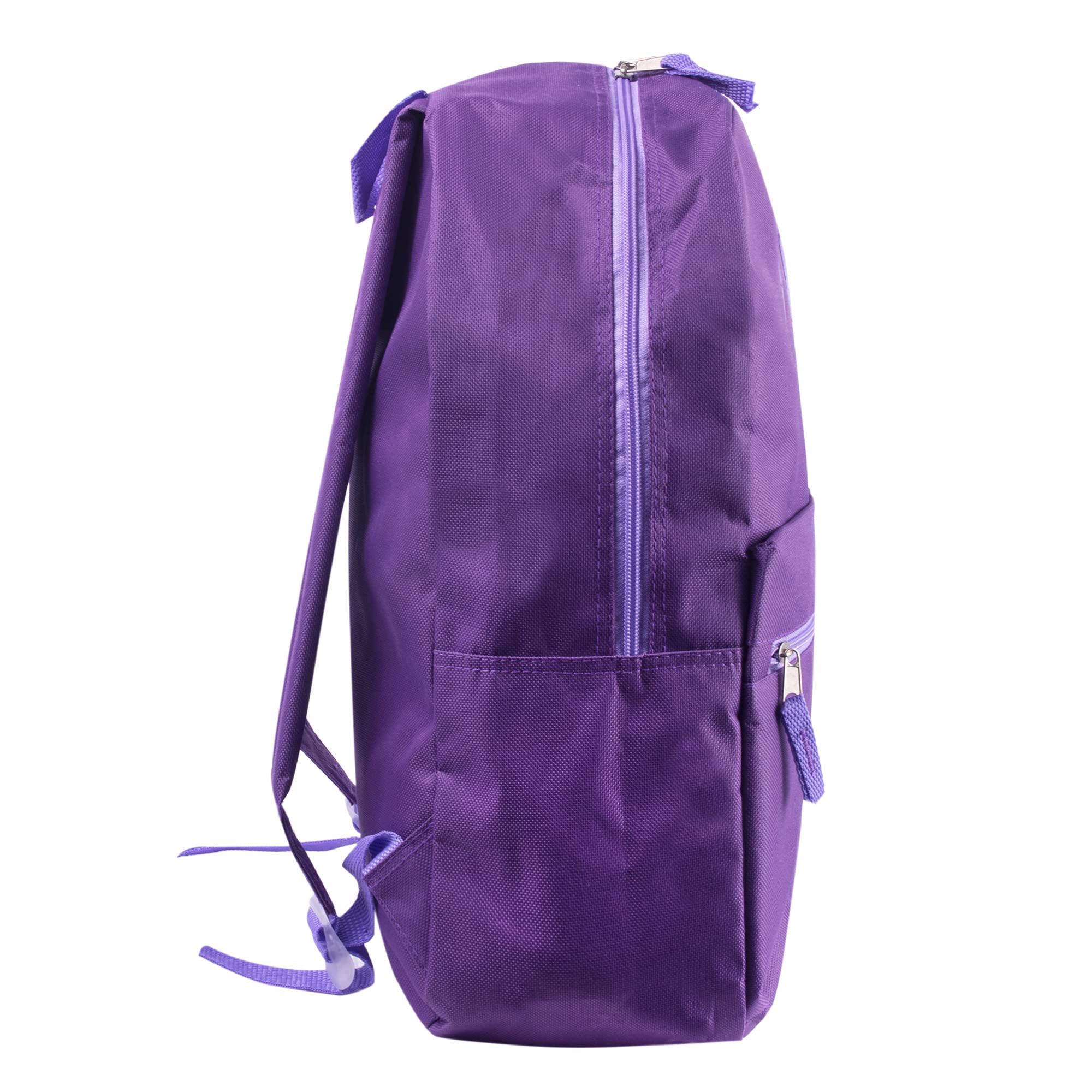Trail Maker Classic 17 Inch Hiking Backpack with Adjustable Padded Shoulder Straps - Lightweight Durable Daypack for Outdoor Adventures, Travel & School (Purple)