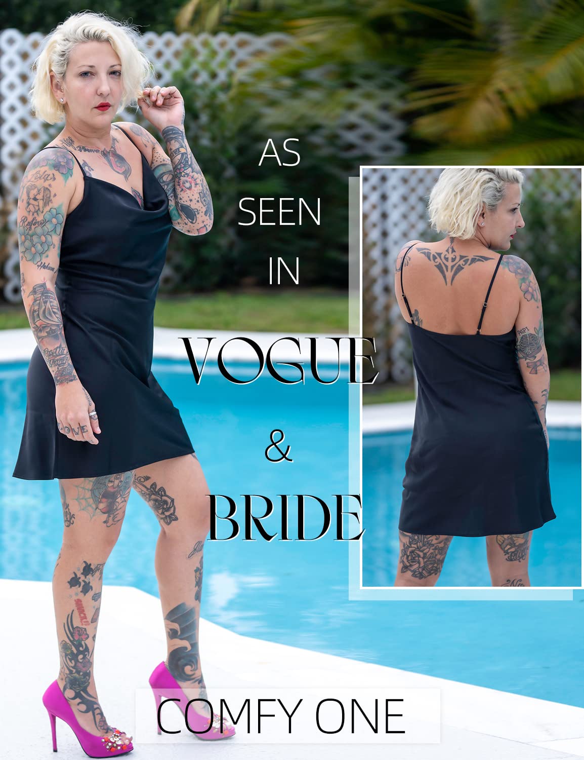 Elegant Women's Satin Cowl Neck Slip Dress with Spaghetti Straps - Perfect for Cocktail Parties, Beach Vacations & Evening Events