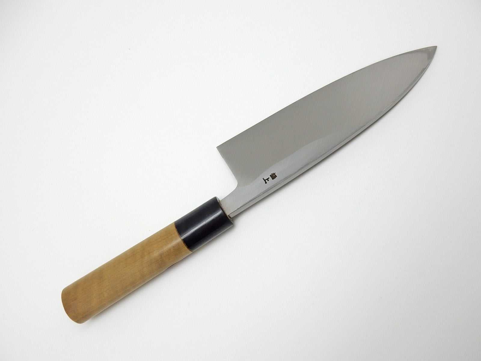 Premium Sakai Kikumori White Steel #2 GOKUJYO Deba Knife - Hongasumi Finish - Japanese Kitchen Knife for Sushi, Fish Filleting & Professional Chefs