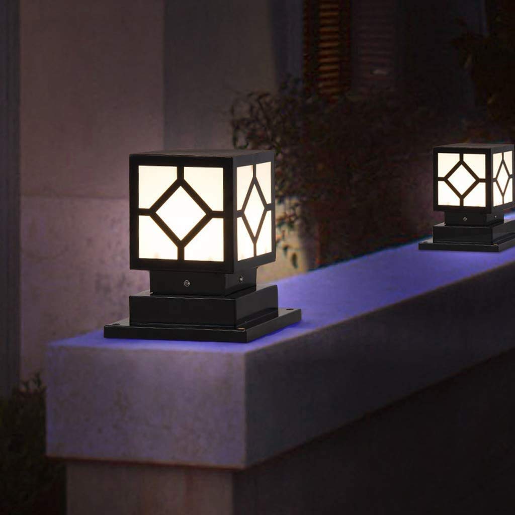 Premium Outdoor Bracket Light - Aluminum Post Cap Light for Fence, Deck, Patio & Garden - Weatherproof Stainless Steel Lighting - Perfect for Porch, Pathway & Backyard Decor