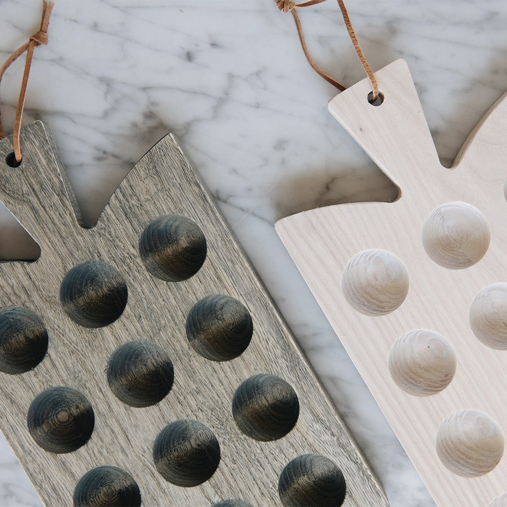Premium Large Wooden Egg Holder - Perfect for Easter Decor, Farmhouse Kitchen Display, and Rustic Dining Table Centerpiece