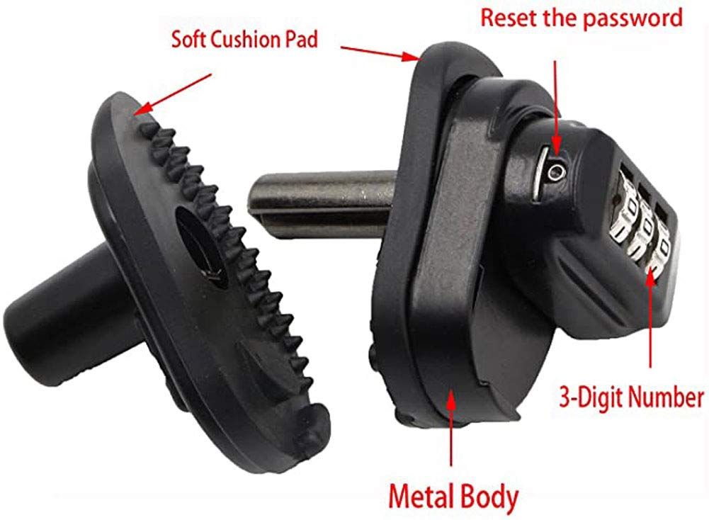 Universal Gun Trigger Lock - 10 Pack, Fits Pistols, Rifles & Shotguns - Secure Firearm Safety for Home, Range & Travel Use