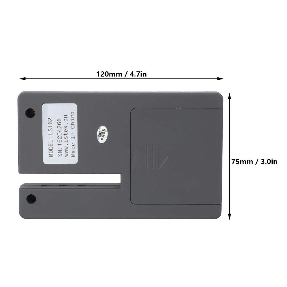LS162 Digital Window Tint Meter - Solar Transmission Tester for UV/IR Rejection & Visible Light Measurement (Up to 8mm Slot) - Perfect for Auto Glass, Home Windows & Solar Film Testing