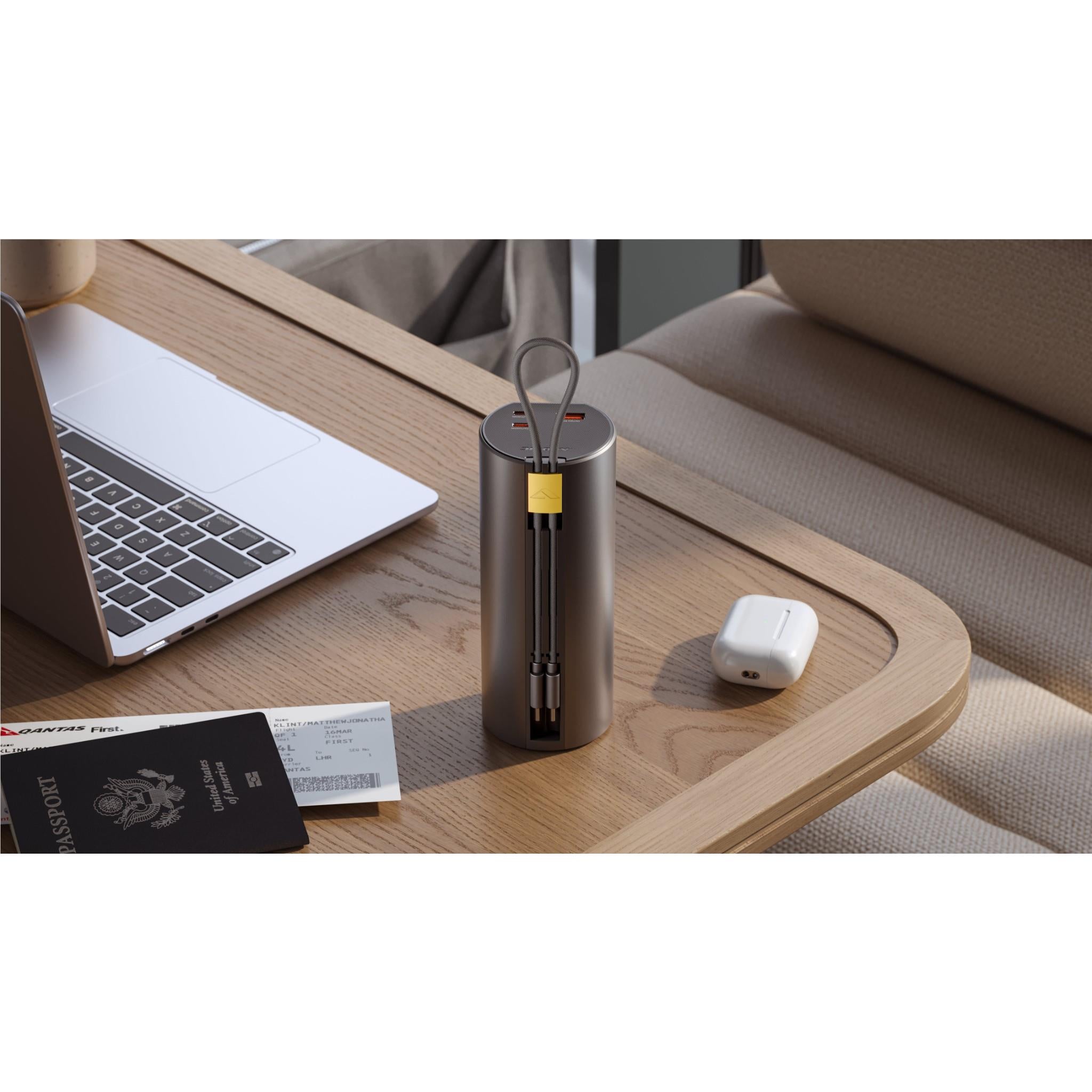 Alogic Ark Pro 27,600mAh Portable Charger - 160W Fast USB Power Bank for Laptops, Phones & Tablets | Perfect for Travel, Camping & Emergency Backup