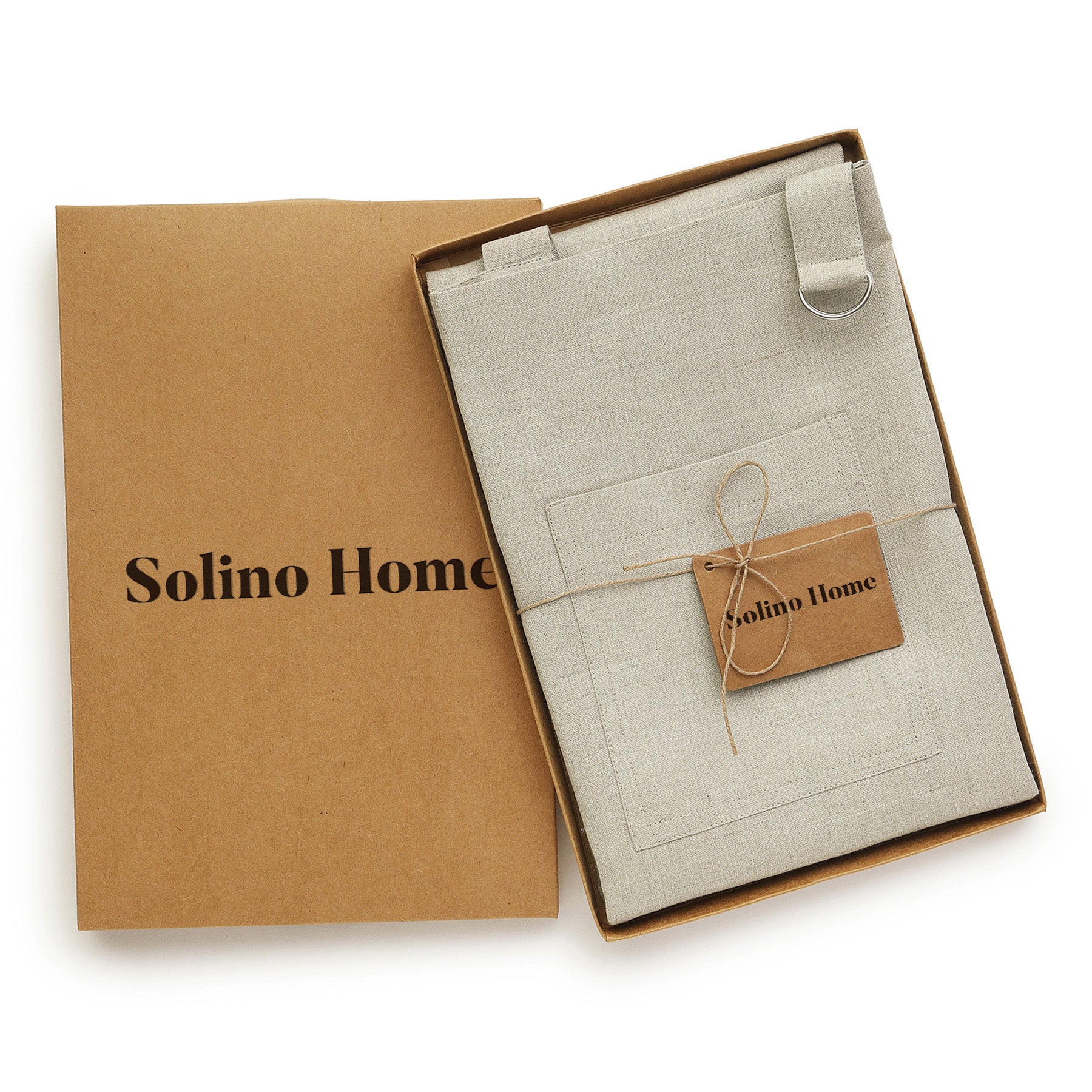 Premium Linen Apron for Cooking, Baking & Grilling - Durable & Stylish Kitchen Apron for Chefs & Home Cooks - Perfect for BBQ, Baking & Crafting