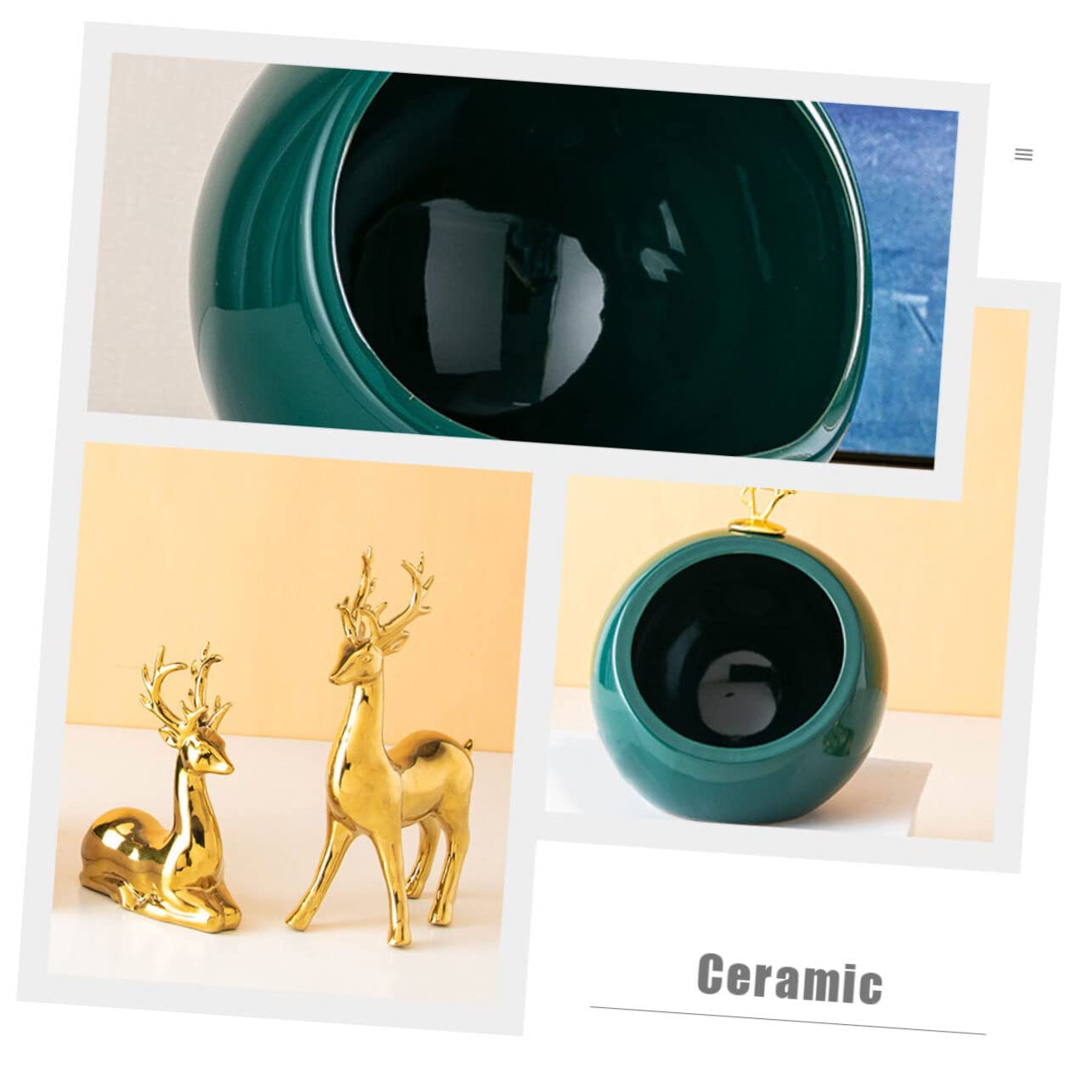 Angoily Ceramic Animal-Shaped Candy Dish - Decorative Storage Box for Earrings, Keys, Office Supplies, Makeup & Snacks - Perfect for Home, Office, and Party Decor