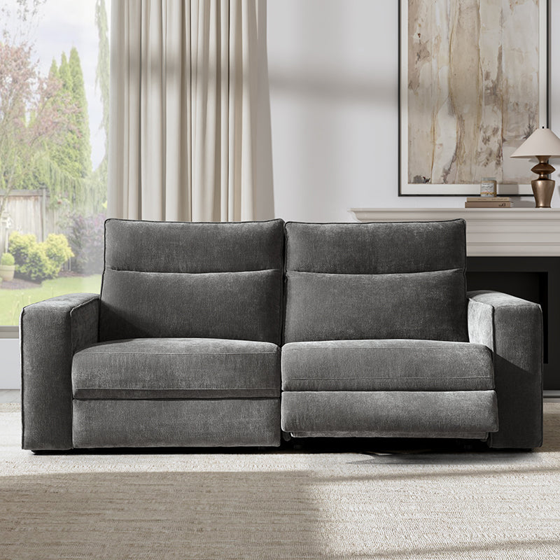 EliteNest Smart Modular Sofa with Power Recliners - Easy Assembly, Customizable Living Room Furniture for Modern Home & Entertainment Spaces