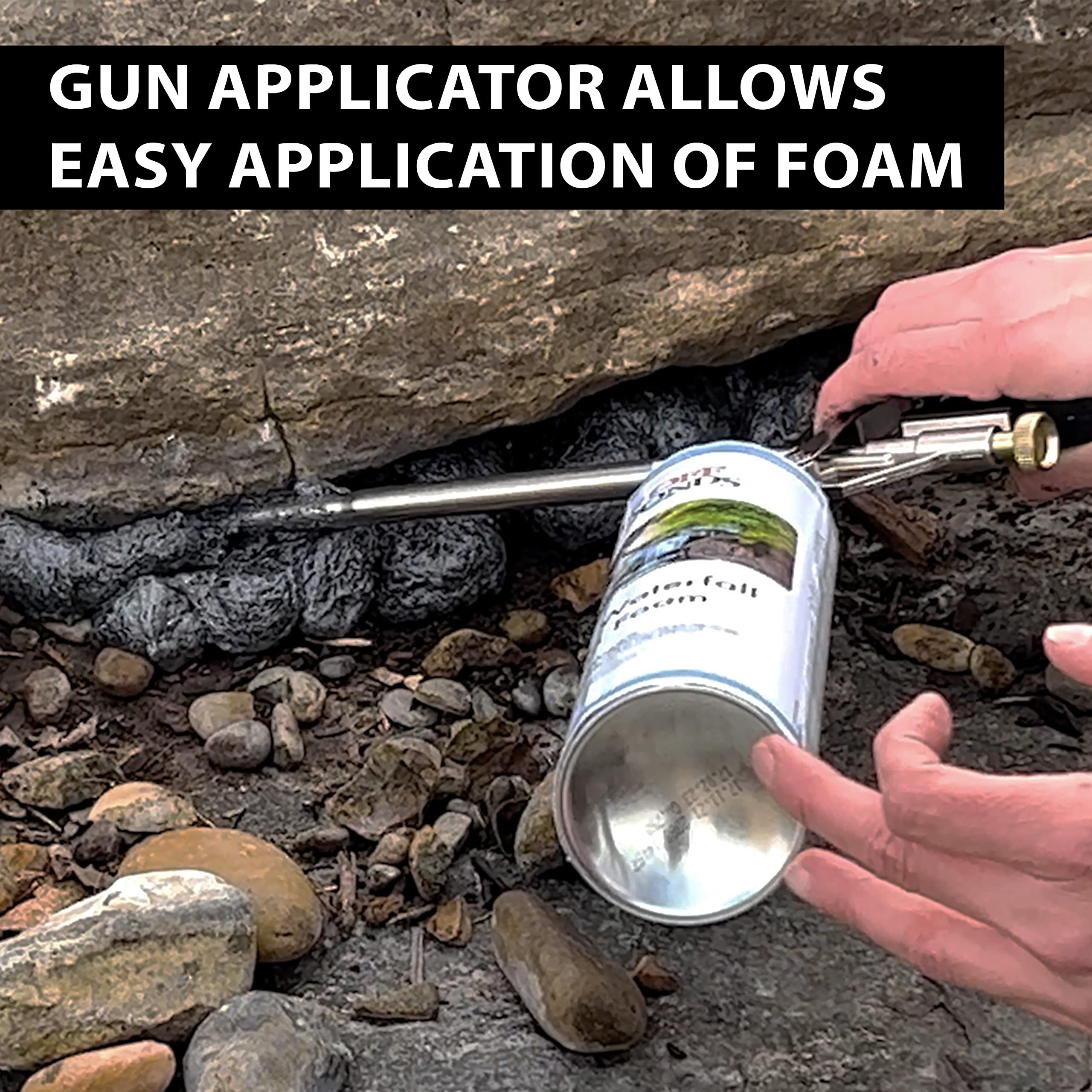 POND Waterfall Gun Foam - 24oz Can for Water Features & Fountains | Creates Stunning Waterfall Effects | Perfect for Outdoor Ponds, Gardens & Aquatic Displays