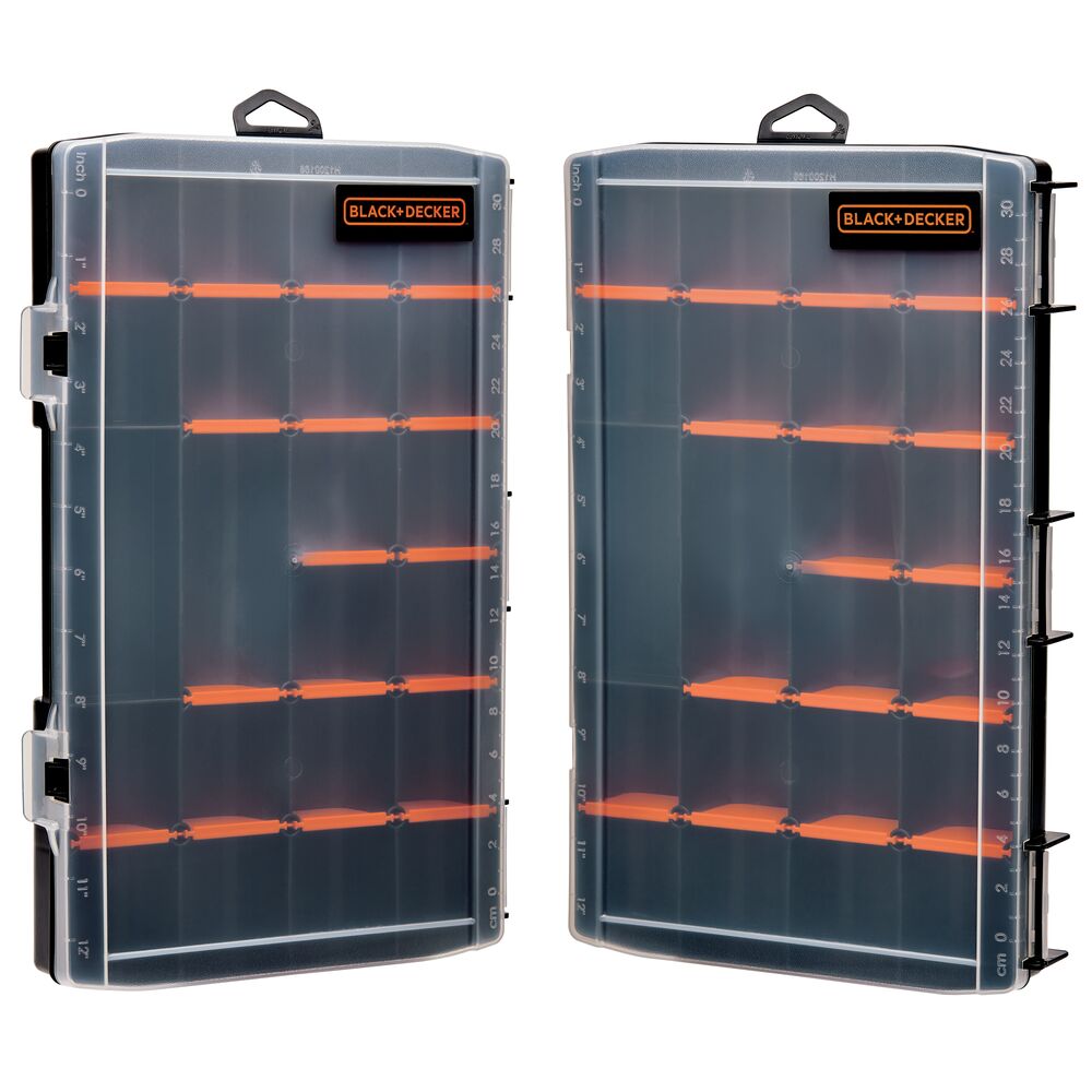 Beyond By BLACK+DECKER™ Plastic Organizer Box With Adjustable Dividers - Perfect for Tool Storage, Craft Supplies & Home Organization
