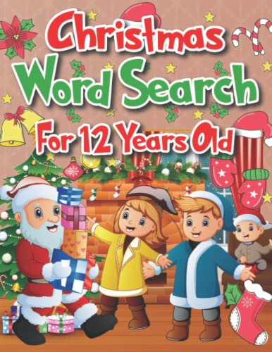 Christmas Word Search Book for Kids Ages 12 - Large Print Holiday Puzzles with 1000+ Words & Solutions | Fun Christmas Activity Book for Boys and Girls | Perfect for Travel, Classroom & Family Game Night