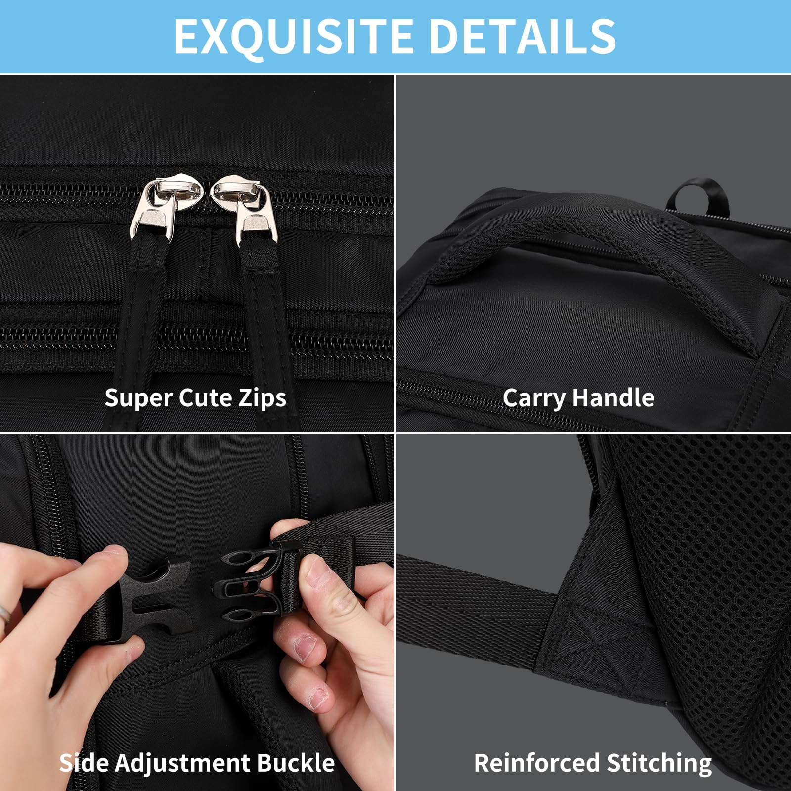 Women's Expandable Travel Backpack - 17