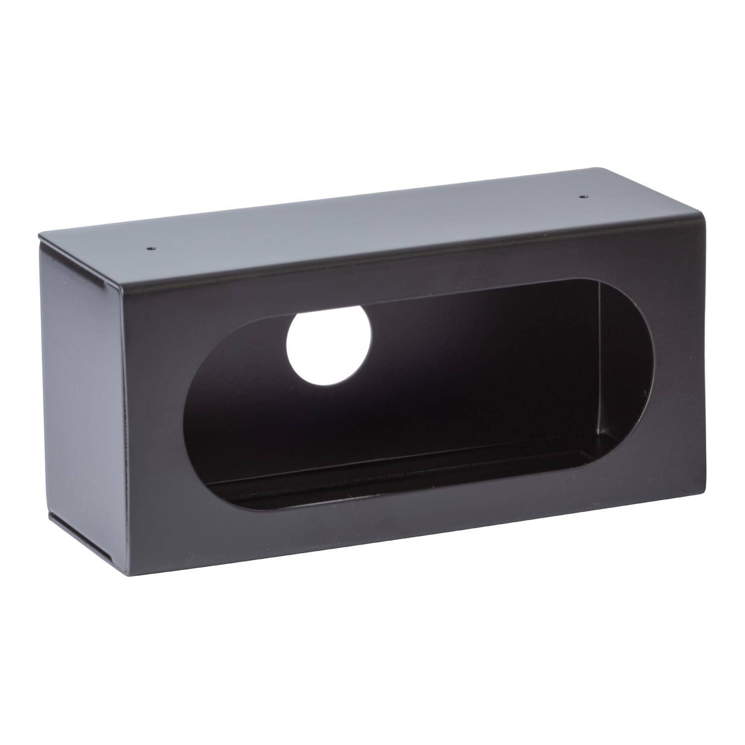 43100 Black Mounting Bracket for Oval Lights - Heavy Duty Metal Light Fixture Holder - Perfect for Outdoor & Indoor Lighting Installation