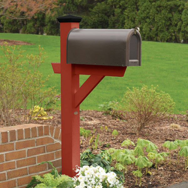 Durable Outdoor Hazleton Mailbox Post - Heavy Duty Steel Mailbox Stand with Anti-Rust Coating for Residential & Commercial Use - Perfect for Driveway, Garden, and Front Yard Installation