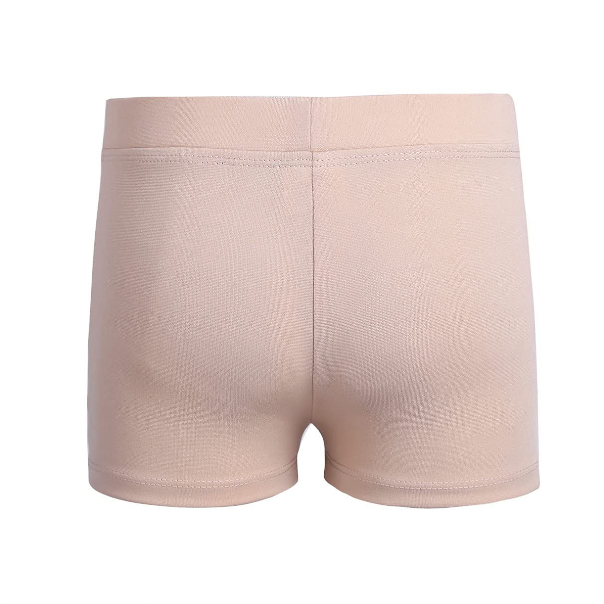Girls High Waist Dance Shorts - Athletic Gym Yoga Workout Sports Shorts for Kids - Active Dance Bottoms Boycut Shorts - Perfect for Ballet, Jazz, Gymnastics & Casual Wear