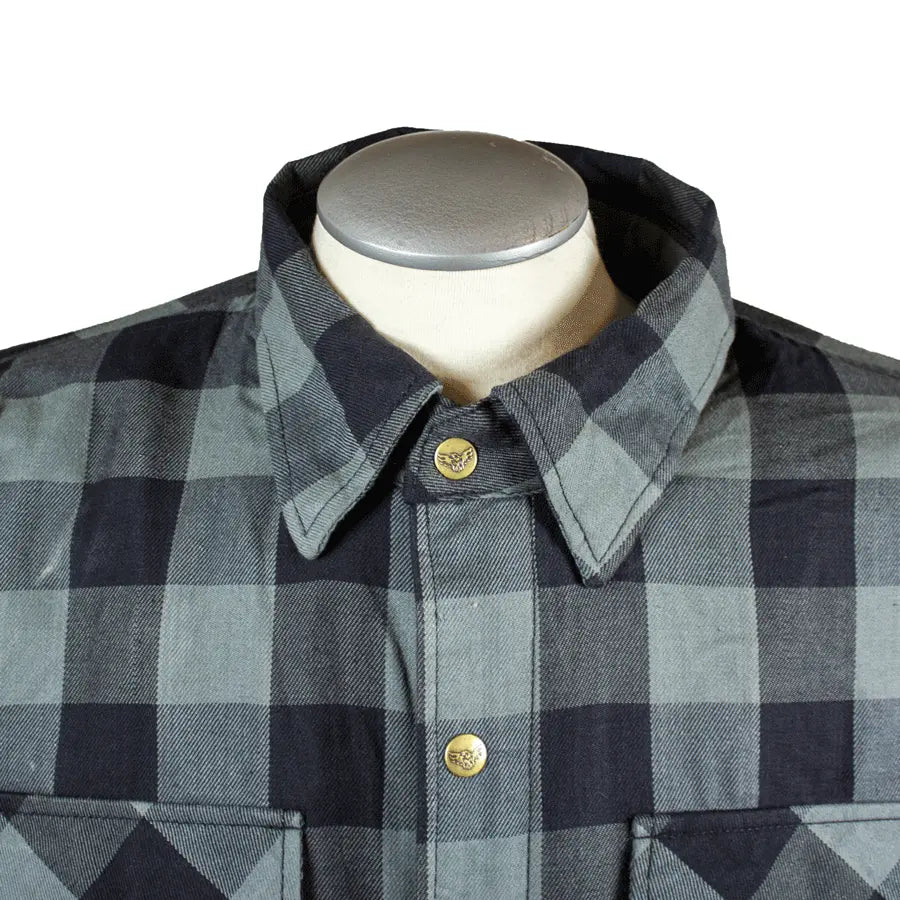 Men's Reinforced Plaid Riding Shirt - Durable Equestrian Shirt for Horseback Riding & Outdoor Activities - Perfect for Ranch Work, Trail Rides & Country Fashion