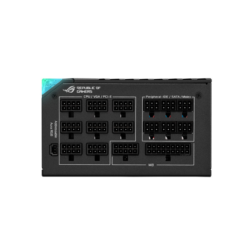 ASUS ROG THOR 1000W Platinum Certified Fully Modular Power Supply - 80 Plus Platinum Efficiency for Gaming PCs & High-End Workstations