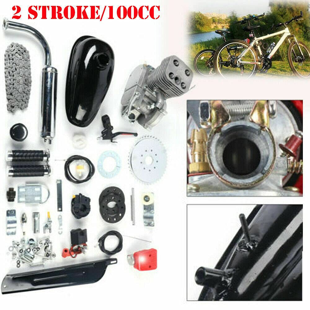 YIYIBYUS 100CC 2-Stroke Bicycle Engine Kit with 36 Tooth Sprocket - Gas Motorized Conversion Kit for 26