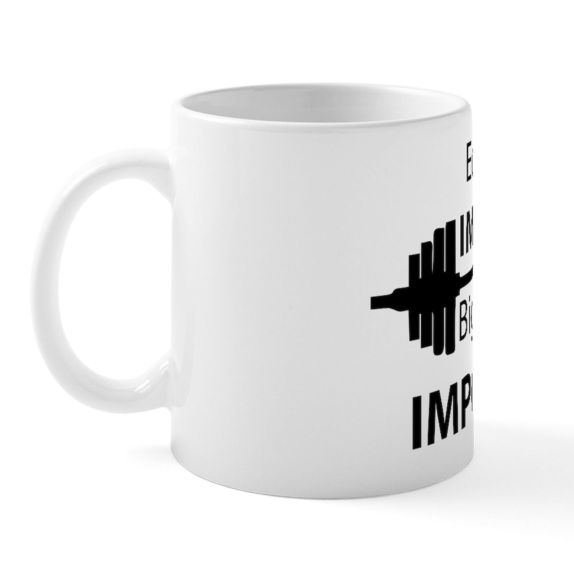 Funny Lifting Mugs 11 oz (325 ml) - Ceramic Coffee Cup with Motivational Gym Quotes - Perfect for Gym Enthusiasts, Weightlifters & Fitness Gifts