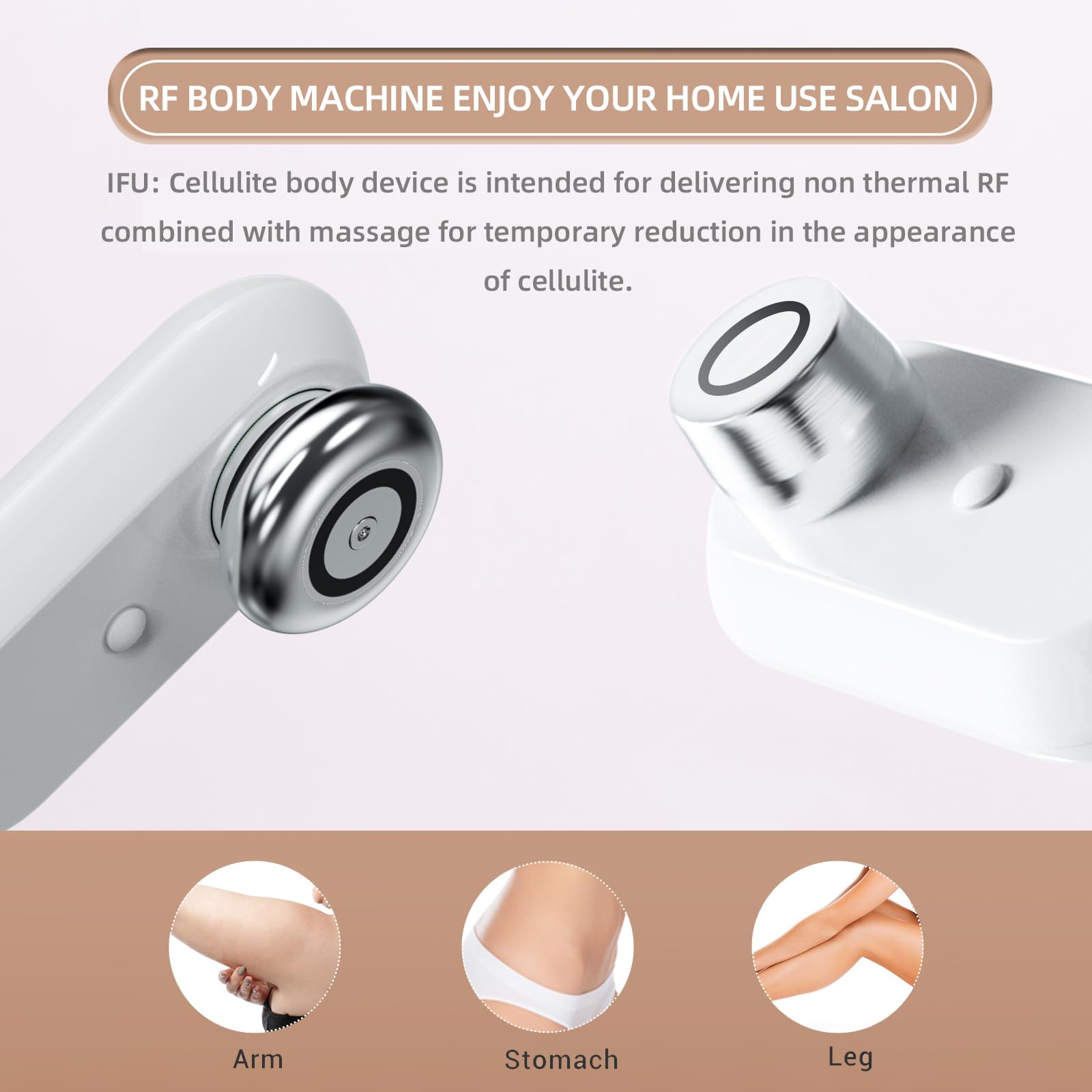 Palm NRG Radio Frequency Cellulite Massager - Temporary Cellulite Reduction Device for Body Contouring | At-Home Spa Treatment & Post-Workout Recovery