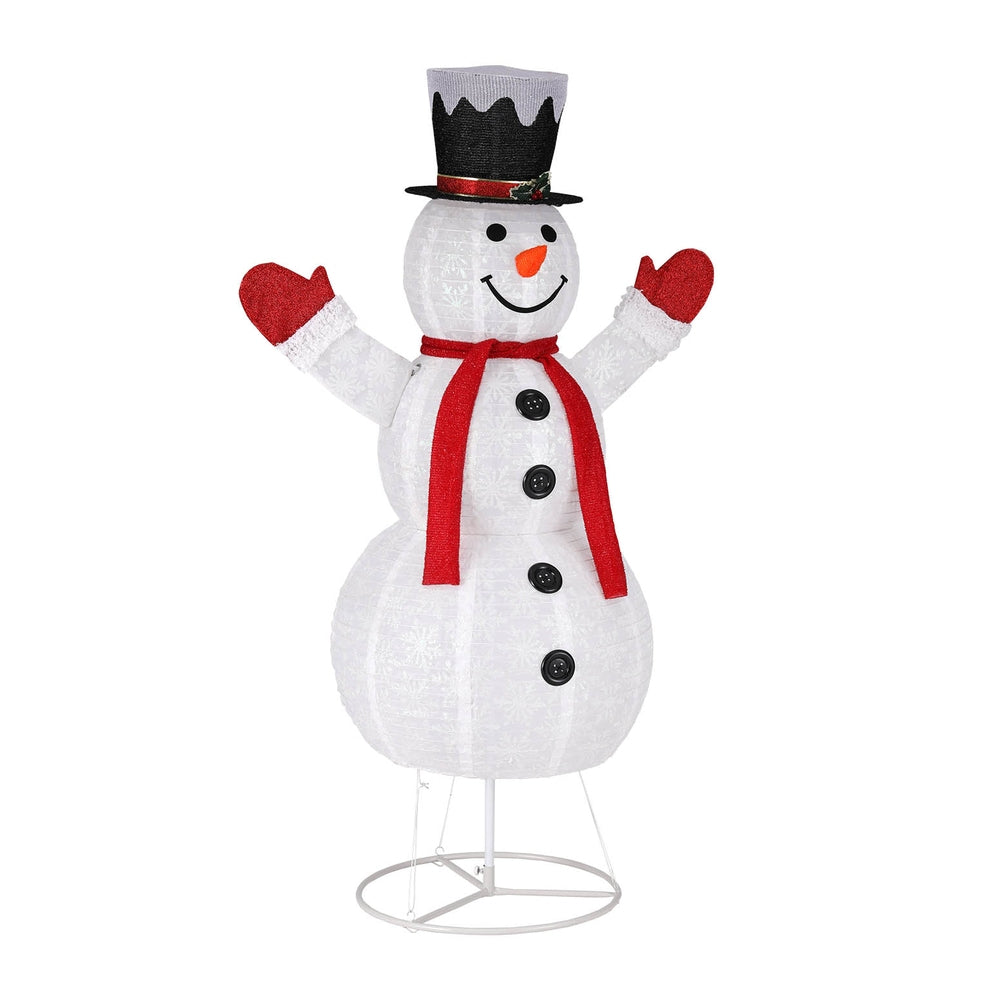 1.7M 200 LED Christmas Fairy Lights with Snowman Decorations - Indoor/Outdoor Holiday String Lights for Xmas Tree, Home, Yard, and Party Decorations