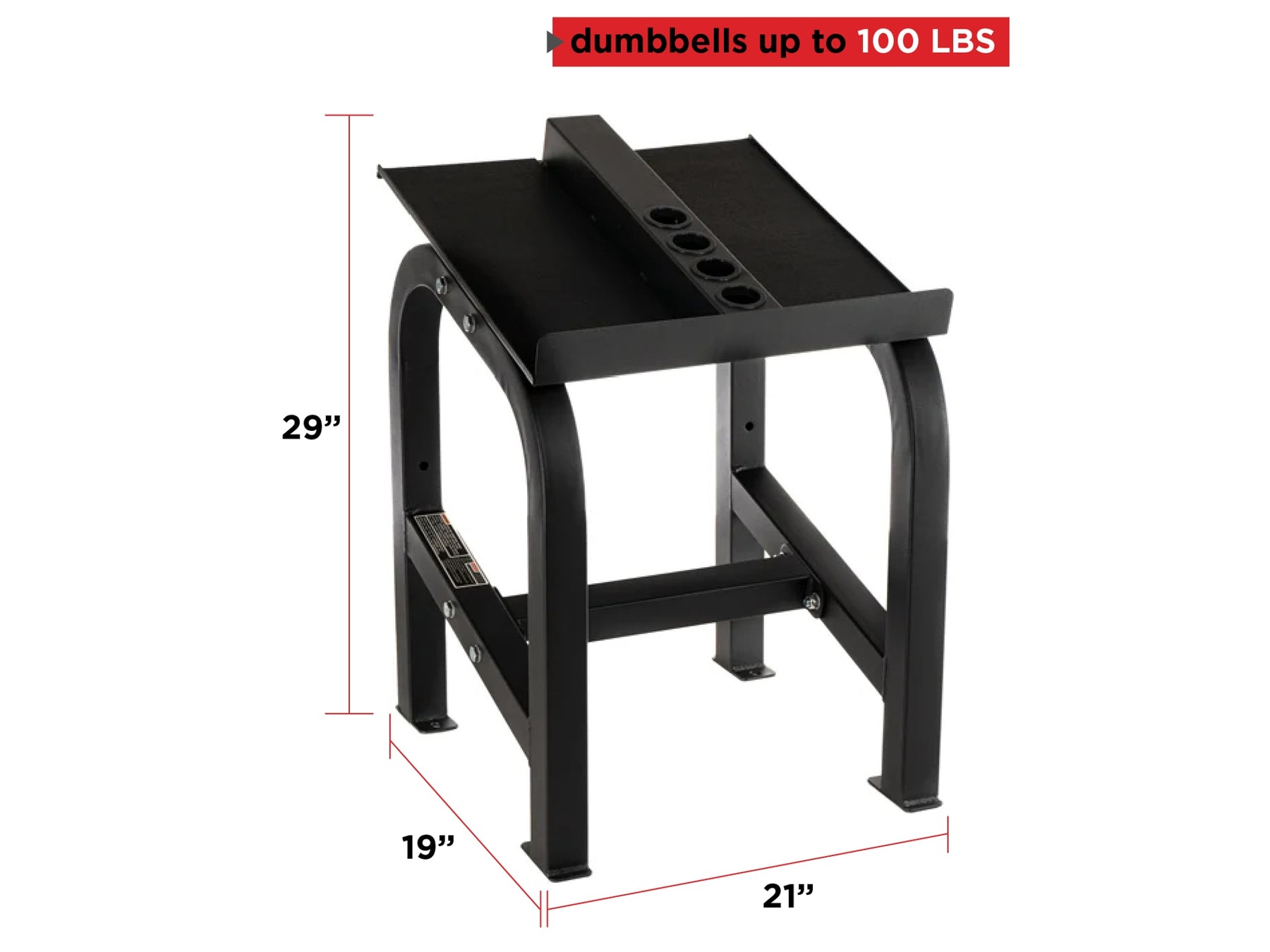 PowerBlock Home Rack Stand - Adjustable Dumbbell Stand for Home Gym, Strength Training Equipment - Perfect for Weightlifting, CrossFit & Small Space Workouts