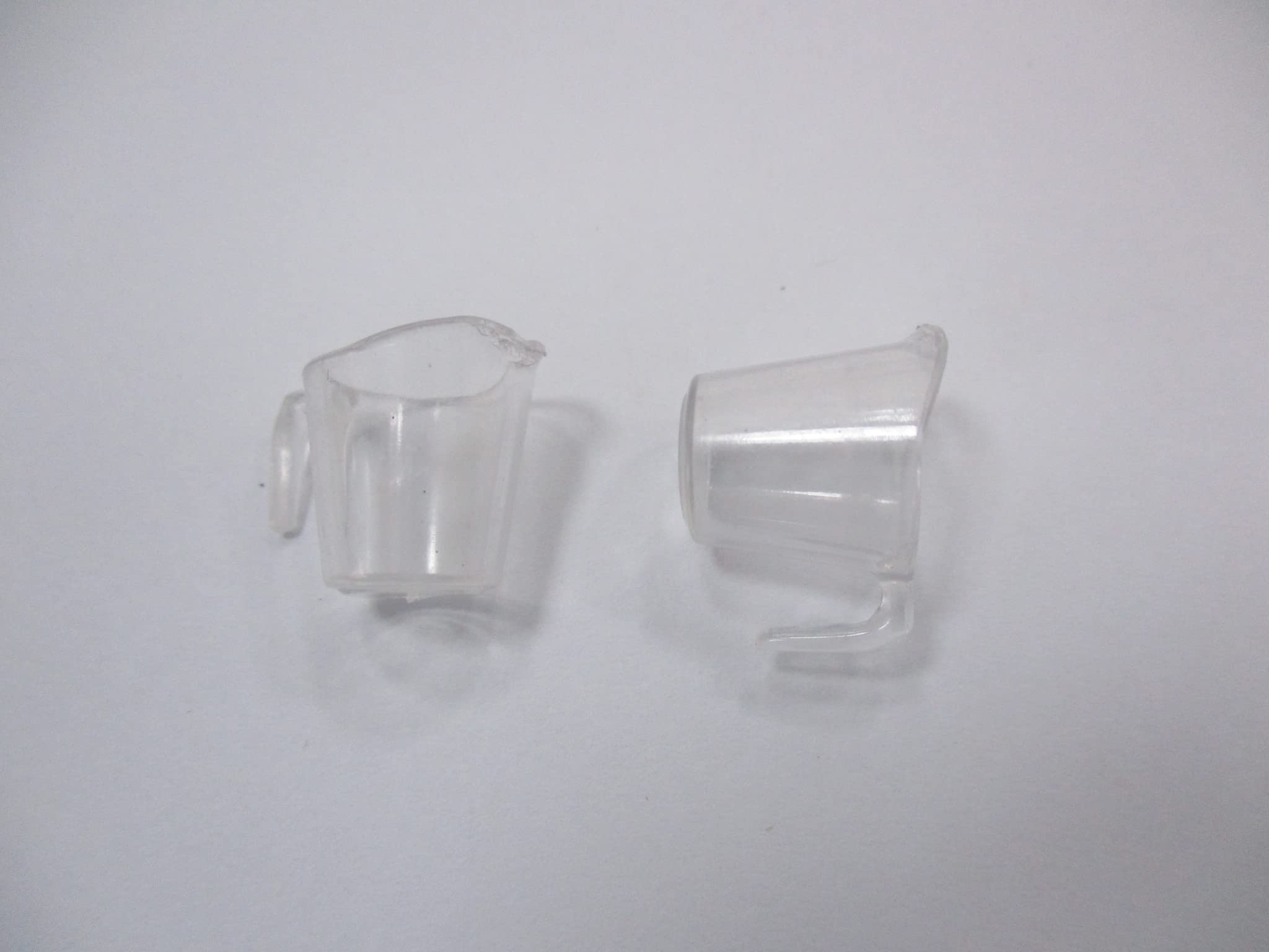 Acrylic Measuring Cup Set of 5 - Miniature Dollhouse Kitchen Accessories for Baking & Cooking | Perfect for Dollhouse Decor, Miniature Displays & DIY Crafts