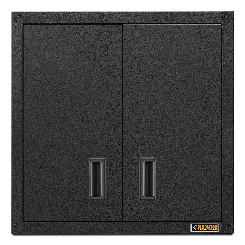GLADIATOR READY-TO-ASSEMBLE HAMMERED GRANITE FULL DOOR WALL CABINET - Heavy Duty Storage Solution for Garage, Basement & Workshop Organization
