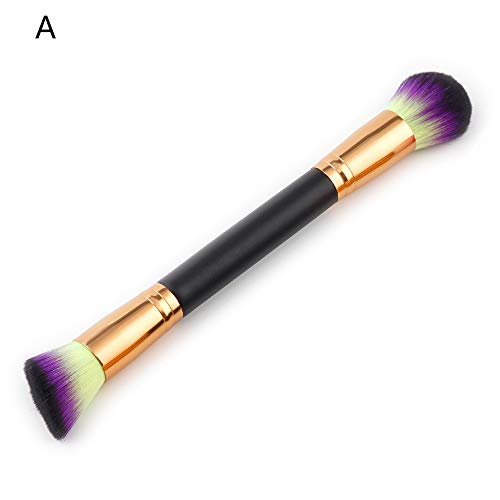 Hmlai Premium Synthetic Makeup Brush Set - 1PC Foundation Brush & Lip Brush for Flawless Makeup Application | Perfect for Daily Use, Travel & Professional Makeup Kits