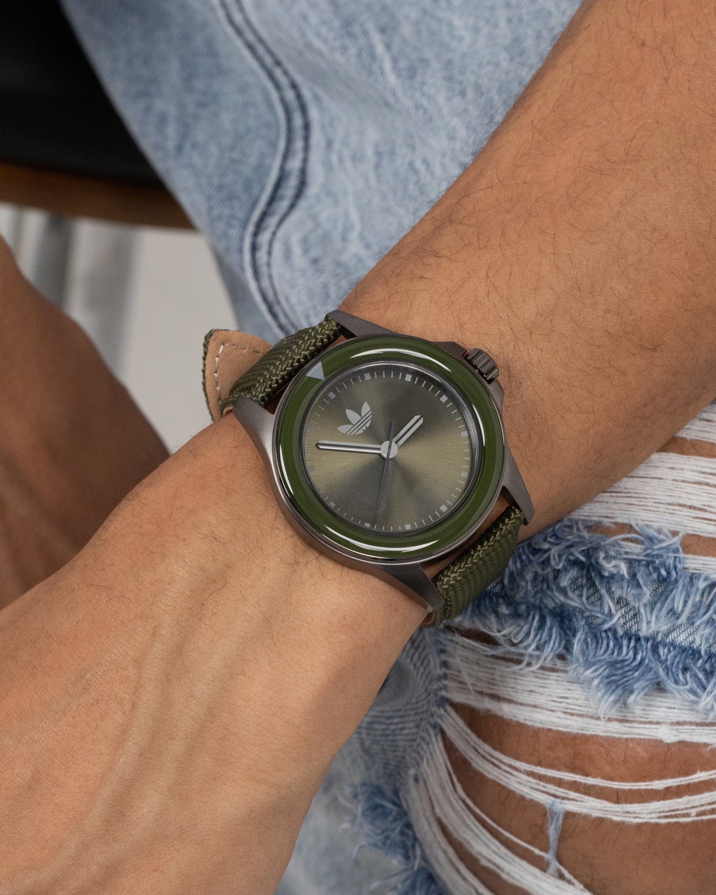 Adidas Expression One Watch - Gunmetal Stainless Steel Smartwatch for Men | Fitness Tracking & Waterproof Design | Perfect for Running, Gym & Outdoor Activities