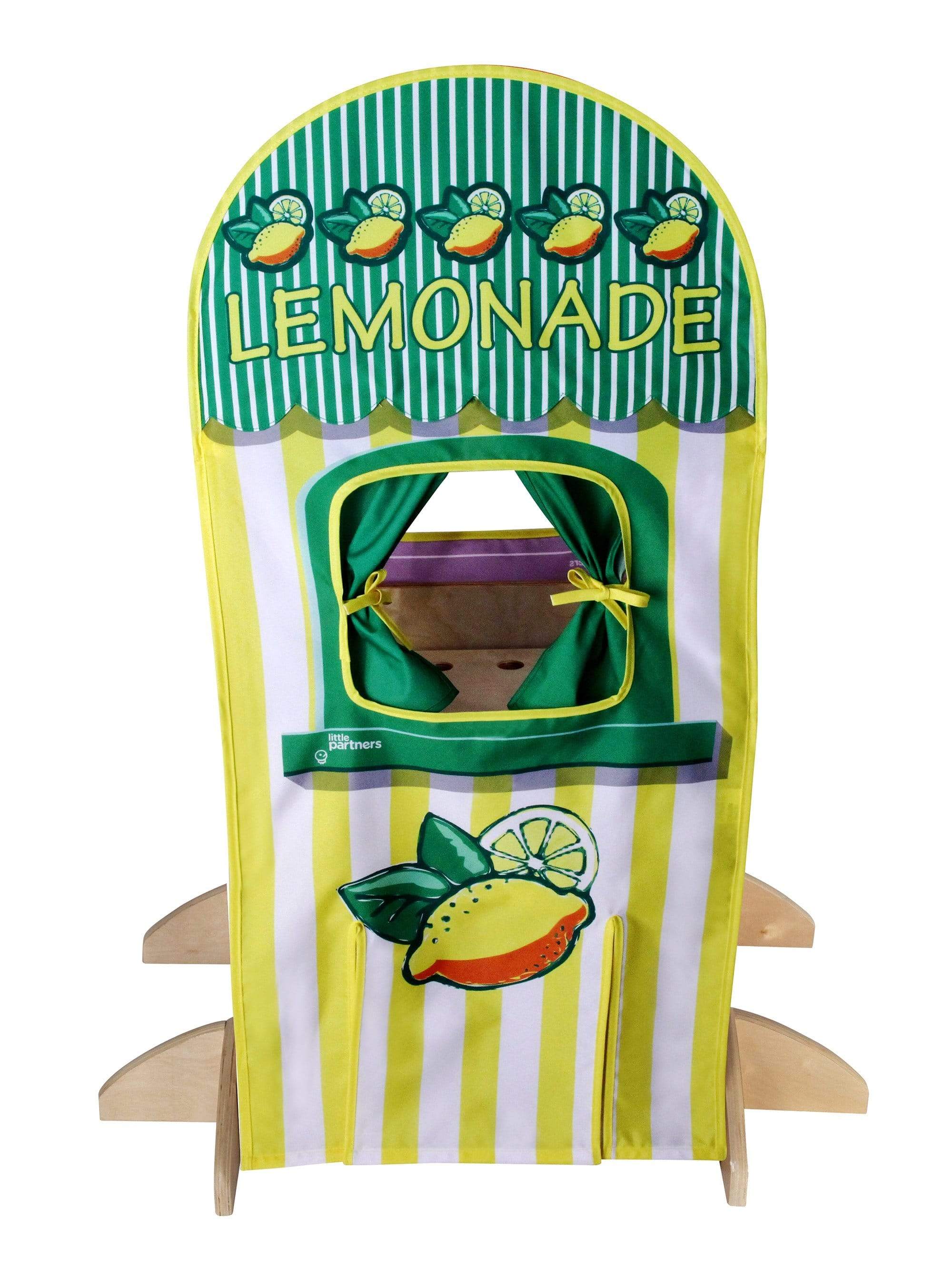 Montessori Learning Tower Playhouse with Lemonade & Ice Cream Stand - Kids Kitchen Helper for Baking, Cooking & Pretend Play - Perfect for Toddlers & Preschoolers