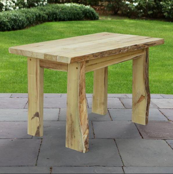 A&L Furniture Blue Mountain Autumnwood Dining Table - Solid Wood Farmhouse Style for Kitchen, Dining Room & Outdoor Patio
