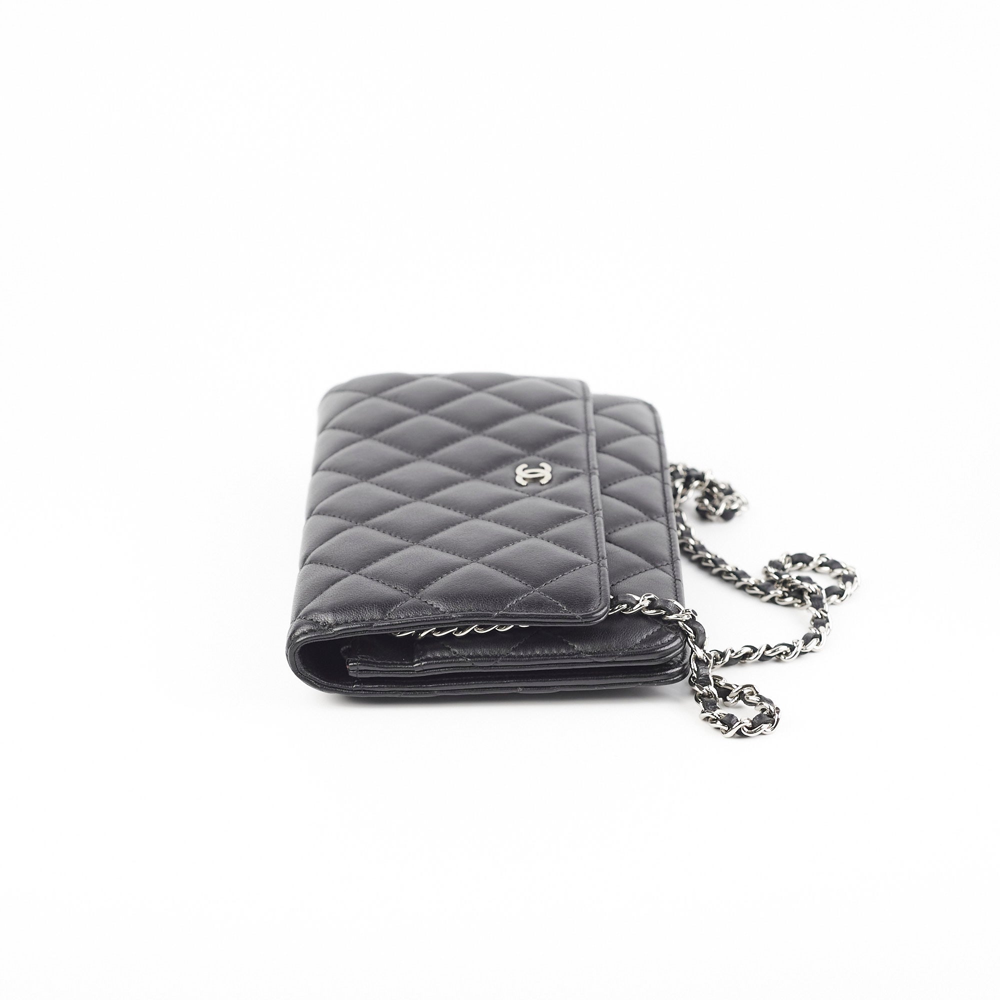 Chanel Lambskin Black Wallet On Chain WOC - Luxury Crossbody Bag for Women, Perfect for Evening Parties & Daily Use