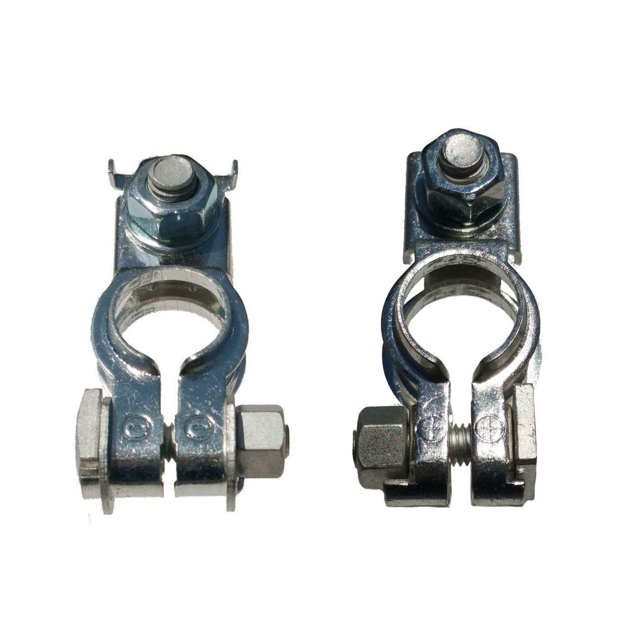 Universal Positive & Negative Battery Terminal Set for Automotive Top Post Batteries - Auto Supply #K13102 - Perfect for Car, Truck, RV & Marine Battery Maintenance & Replacement