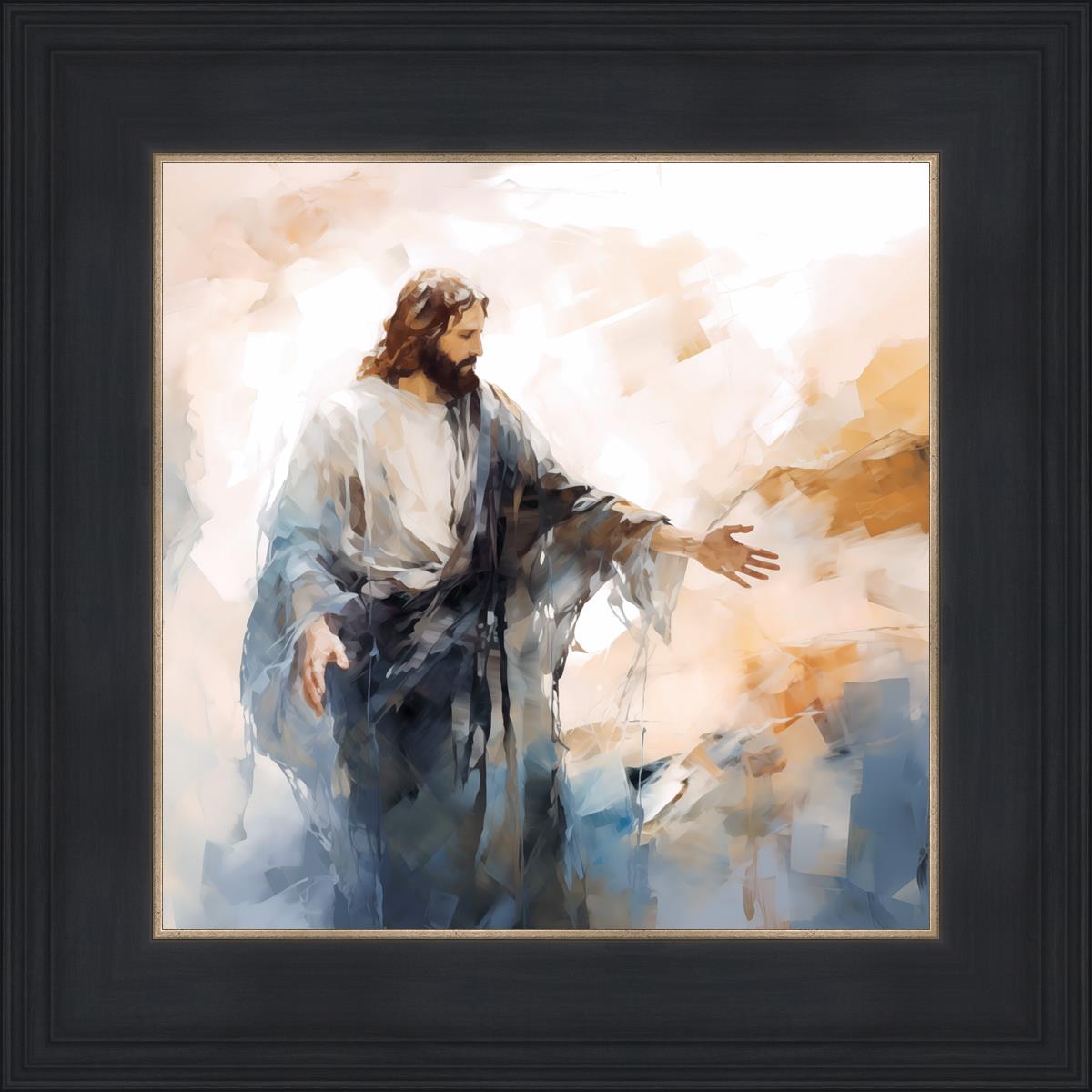 Come Unto Me By Gabriel Heaton - Inspirational Christian Wall Art for Home & Church Decor | Perfect for Living Room, Bedroom & Office