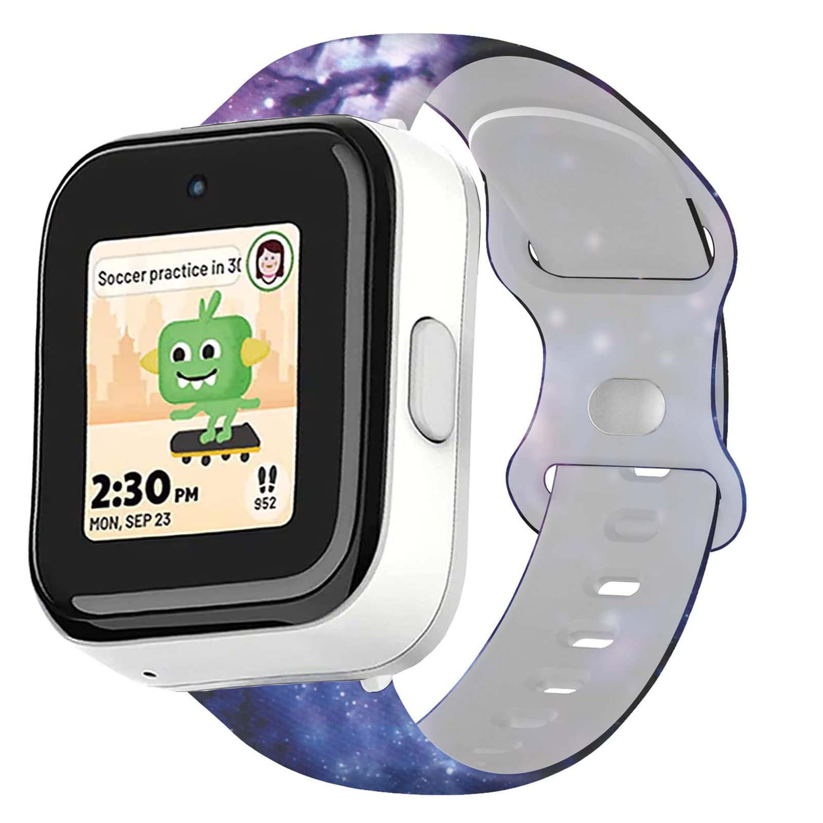 Glow in Dark Kids Watch Band for Gizmo 1/2/3 & Gabb Watch - Durable Silicone Strap for Boys & Girls - Perfect for Nighttime Safety
