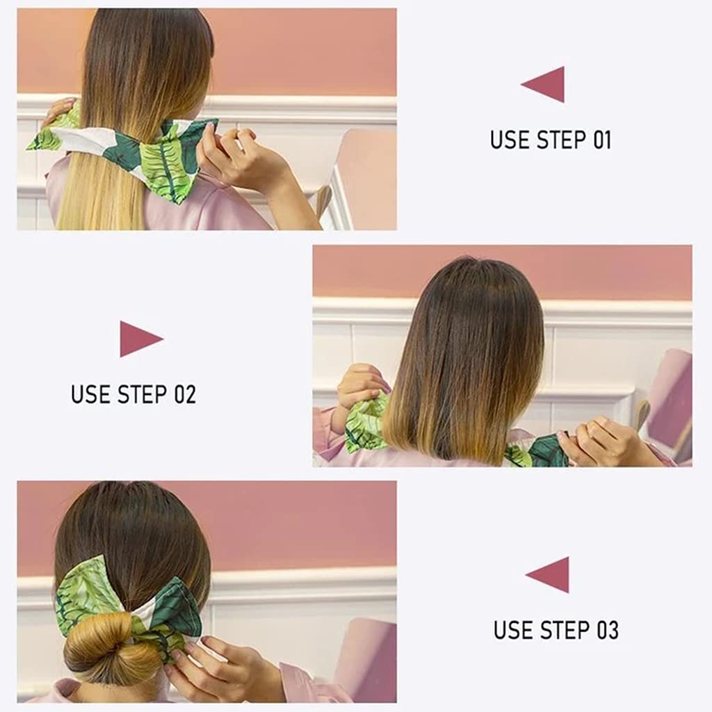 Deft Bun Hair Bun Maker - Classy Multicolor Cloth Magic Clip for Twist Hairstyles & Donut Buns | Perfect for Updos, Ponytails & Everyday Hair Styling