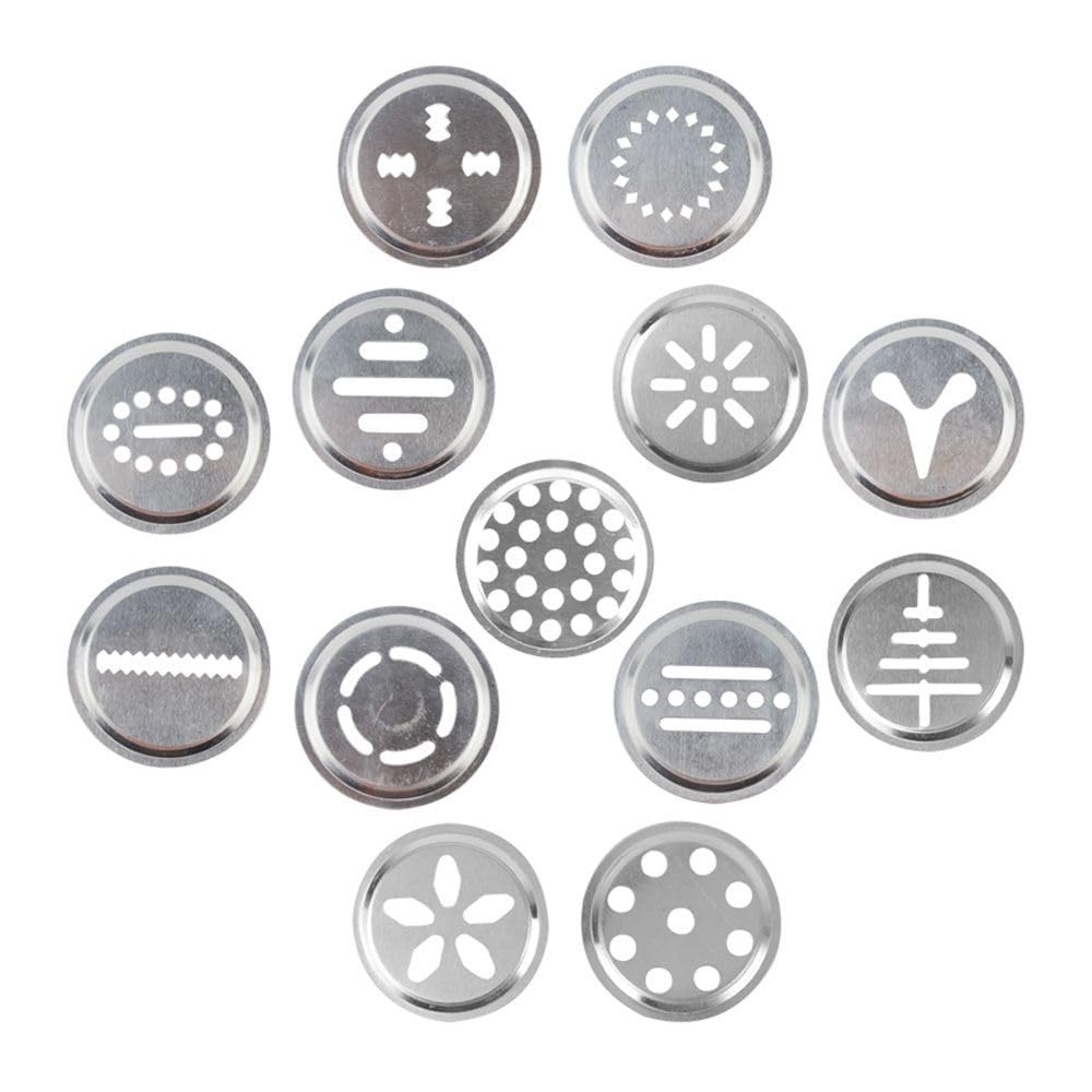 Stainless Steel Cookie Press Machine - 13 Cookie Mould Discs & 8 Piping Nozzles for DIY Biscuit Making, Cake Decorating | Perfect for Holiday Baking, Party Treats & Home Dessert Crafting