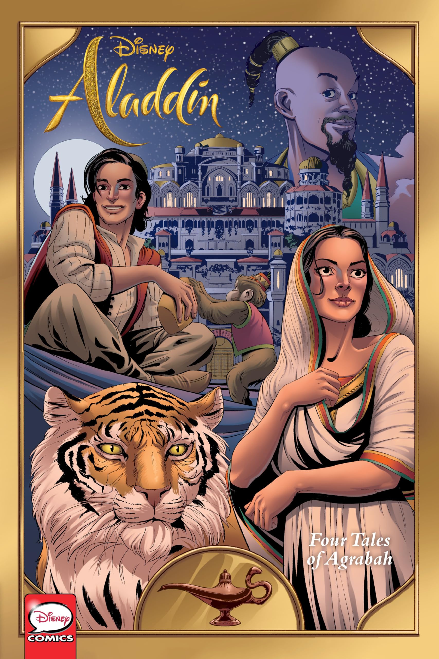 Disney Aladdin: Four Tales of Agrabah - Illustrated Graphic Novel | Adventure Fantasy Comic Book | Perfect for Disney Fans & Comic Collectors | Great for Gifts, Bedtime Stories & Teen Reading