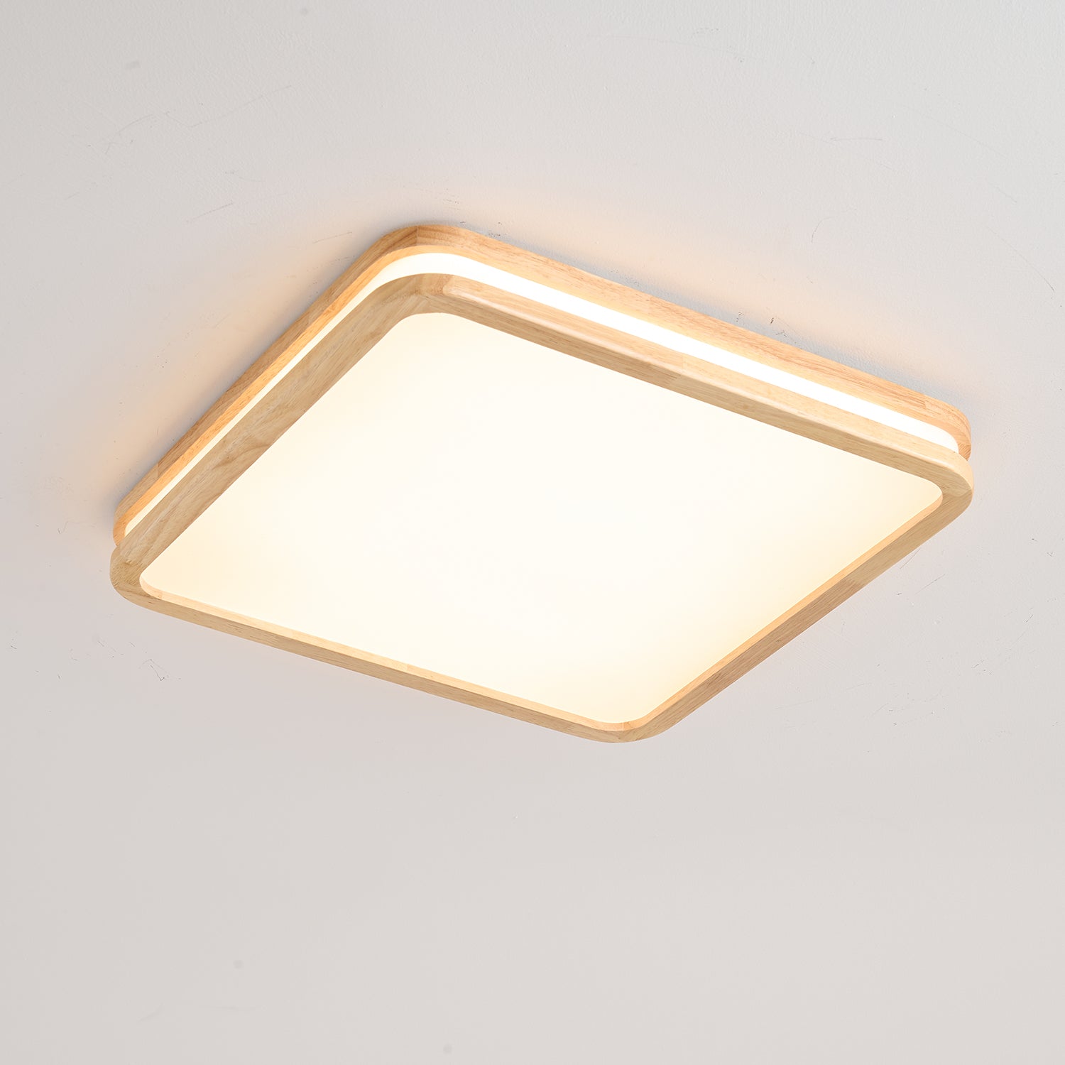 Cirro Modern Ceiling Light Fixture - Energy Efficient LED Flush Mount for Living Room, Bedroom, Kitchen & Hallway - Dimmable Bright White Lighting for Home & Office