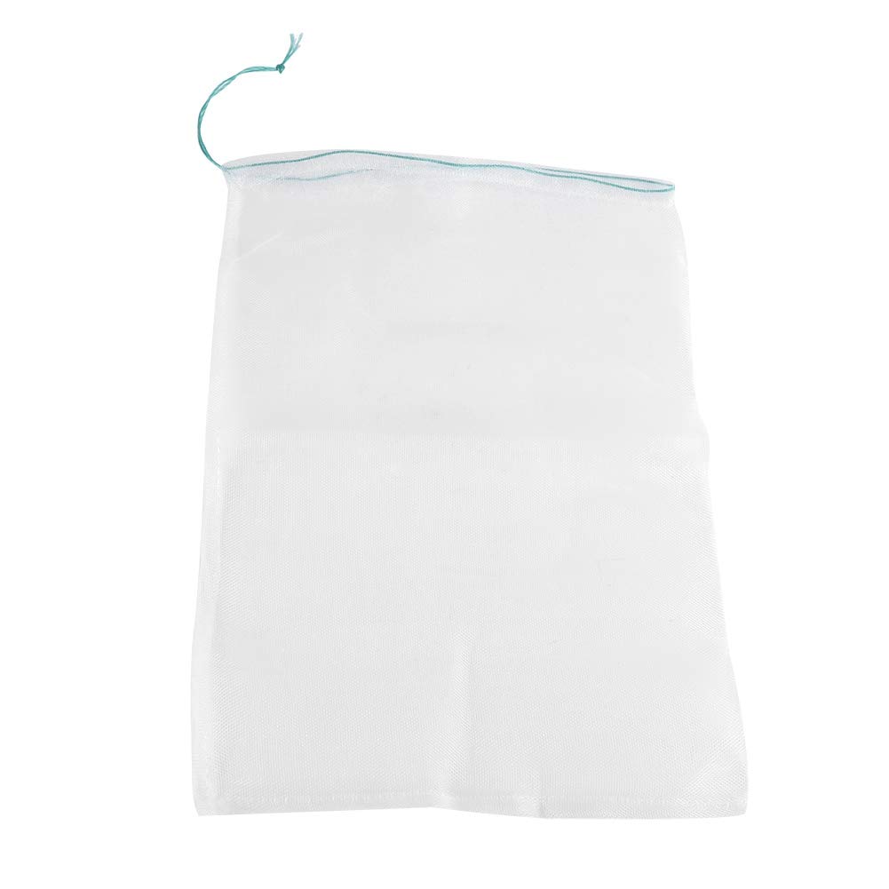 CHICIRIS Drawstring Fruit Protection Mesh Bags - Breathable Garden Produce Bags for Grapes, Apples & Tomatoes (35x25cm) - Perfect for Harvesting, Storage & Farmers Market Display