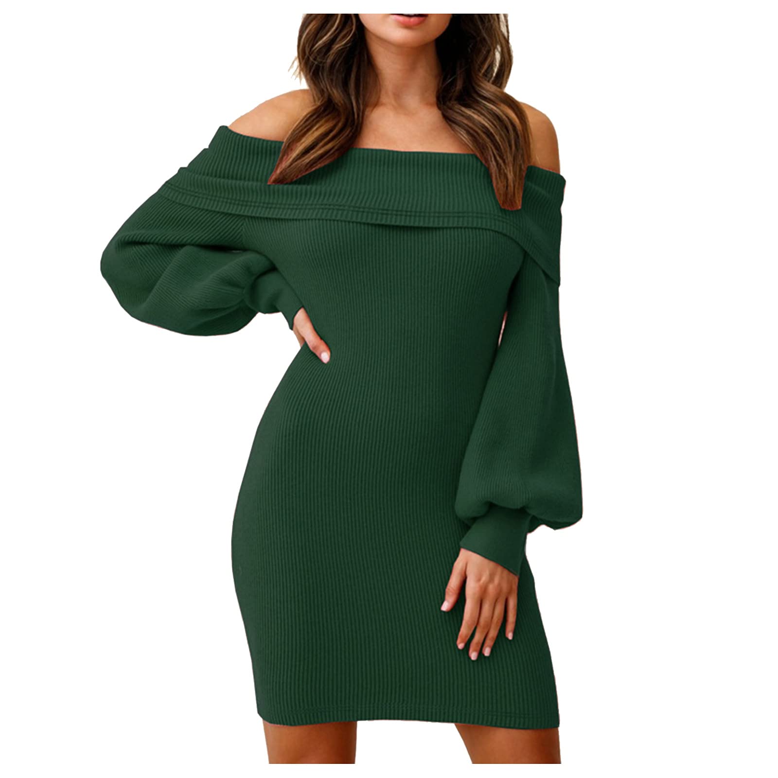 Smooto Women's Short Sleeve Loose Maxi Dress - Casual V-Neck Long Summer Dress with Pockets & Drawstring - Plus Size Solid Mini Dress (Green, Size S) for Beach, Vacation & Everyday Wear