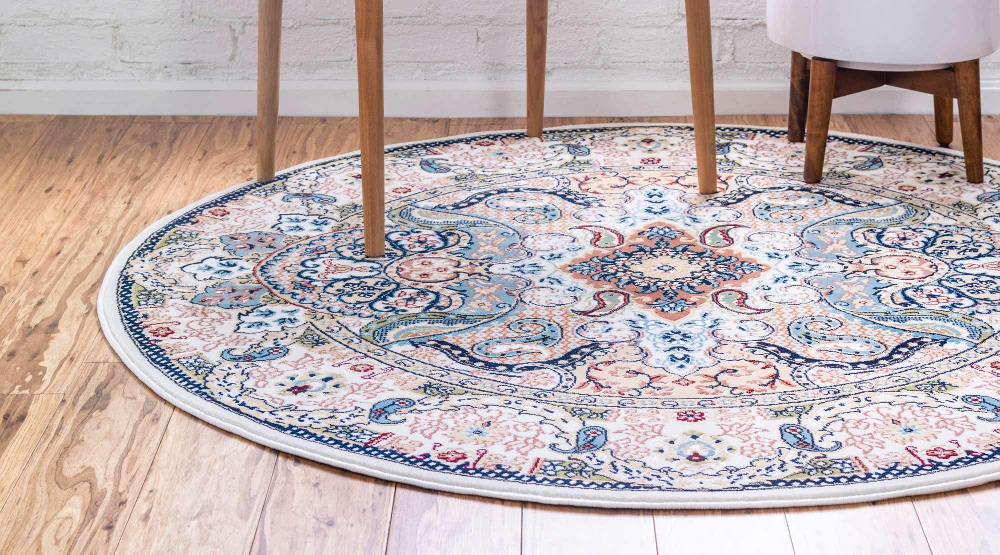 Unique Loom Narenj Collection Classic Traditional Medallion Textured Design Area Rug - 5'1