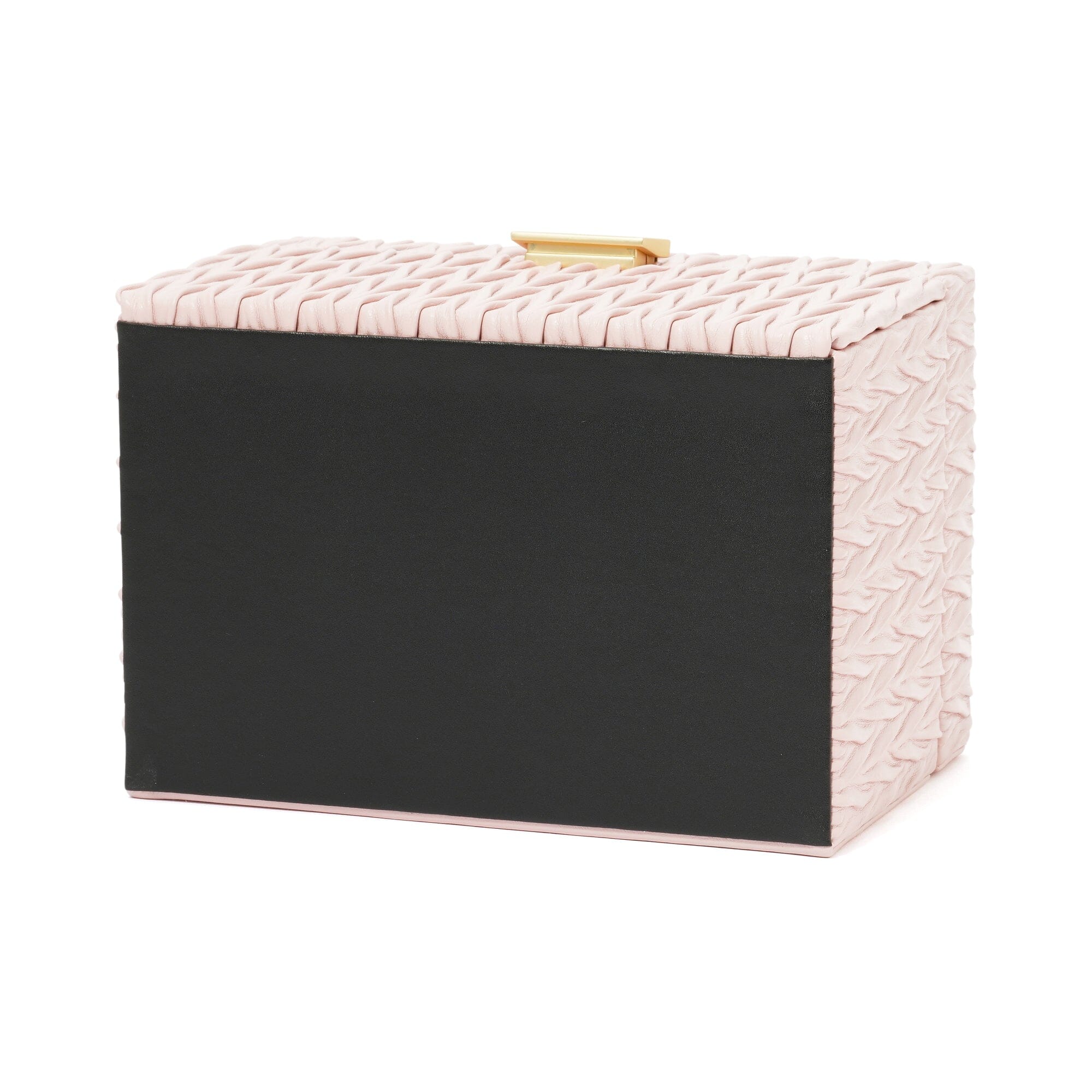 Elegant Small Pink Embossed Jewelry Box - Perfect for Gift Giving, Travel & Home Storage | Jewelry Organizer for Necklaces, Rings & Earrings