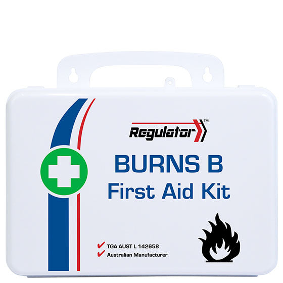Regulator Medium Burns Series First Aid Kit - Emergency Burn Treatment for Home, Workplace & Outdoor Use