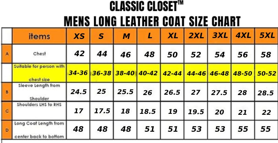Premium Men's Black Duster Long Leather Coat - Full Body Trench Coat for Men - Genuine Leather Outerwear for Formal & Casual Wear - Perfect for Business, Dates & Special Occasions