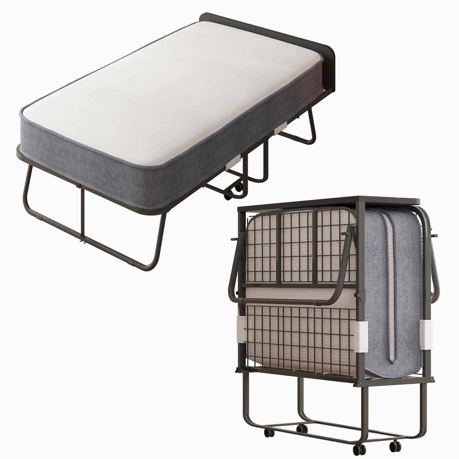 Upgraded Folding Bed for Adults - Full Size 75