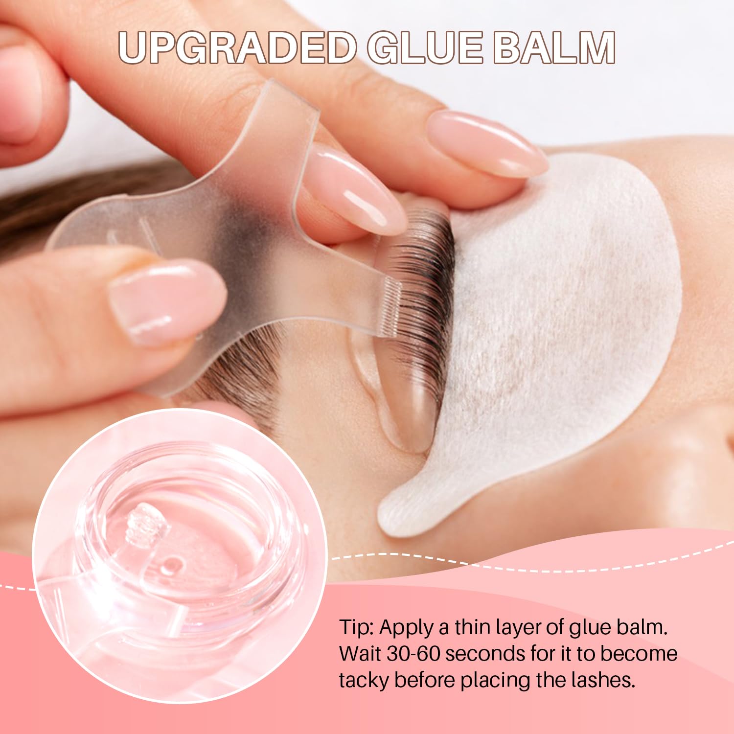 Professional Lash Lift Kit - Gentle Eyelash Perm Set with Enhanced Glue Balm for All Lash Types & Lengths | Semi-Permanent Curled Lashes Lasting 6-8 Weeks | Perfect for Salon, Home Use & DIY Beauty Treatments