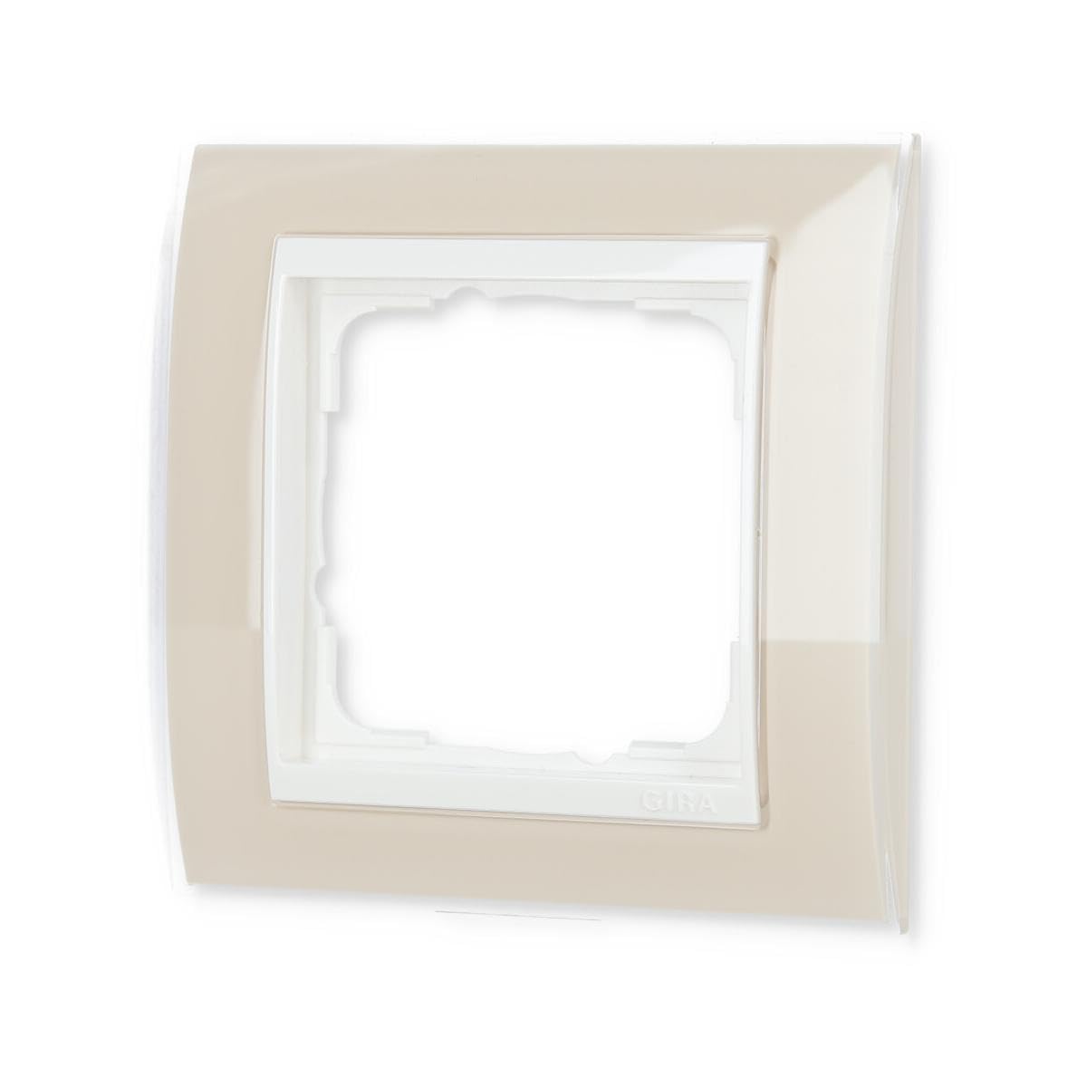 1 Gang Pure White Cover Frame for Event Klar Sand - Ideal for Home, Office, and Commercial Electrical Installations